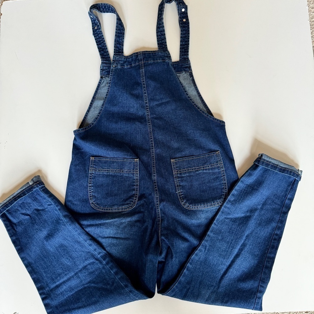 No Brand - Denim Dungarees Overalls in Blue - Picture 2 of 3